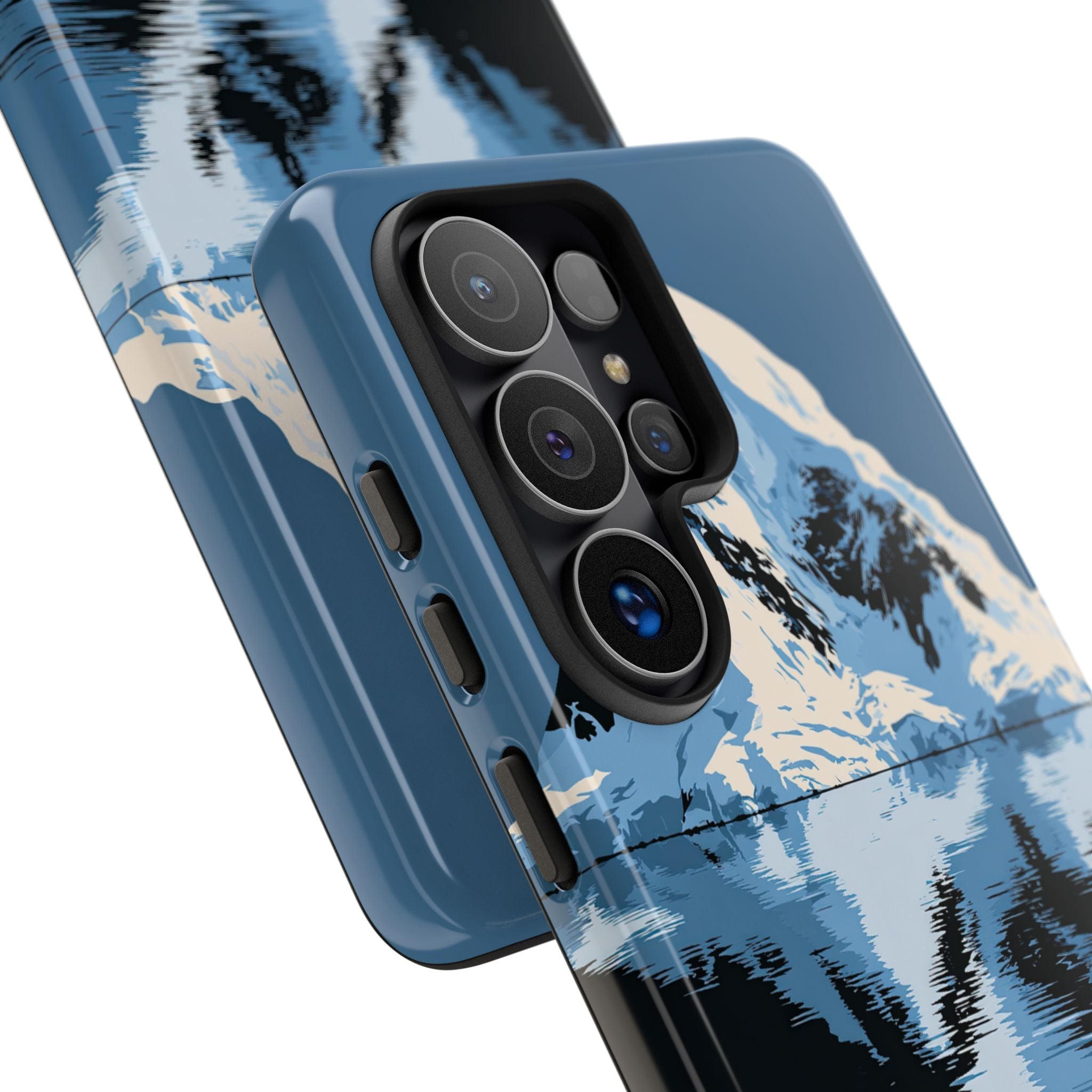 Blue Tough Phone Case for Samsung - Arctic Summit Mirror
