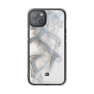 Vapor Noir · Clear Impact Magnetic Phone Case for iPhone ·  White