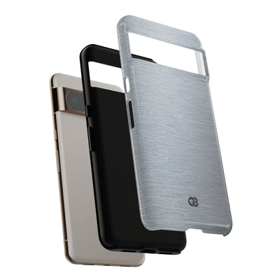 Brushed Aluminum · Tough Phone Case for Pixel ·  Silver