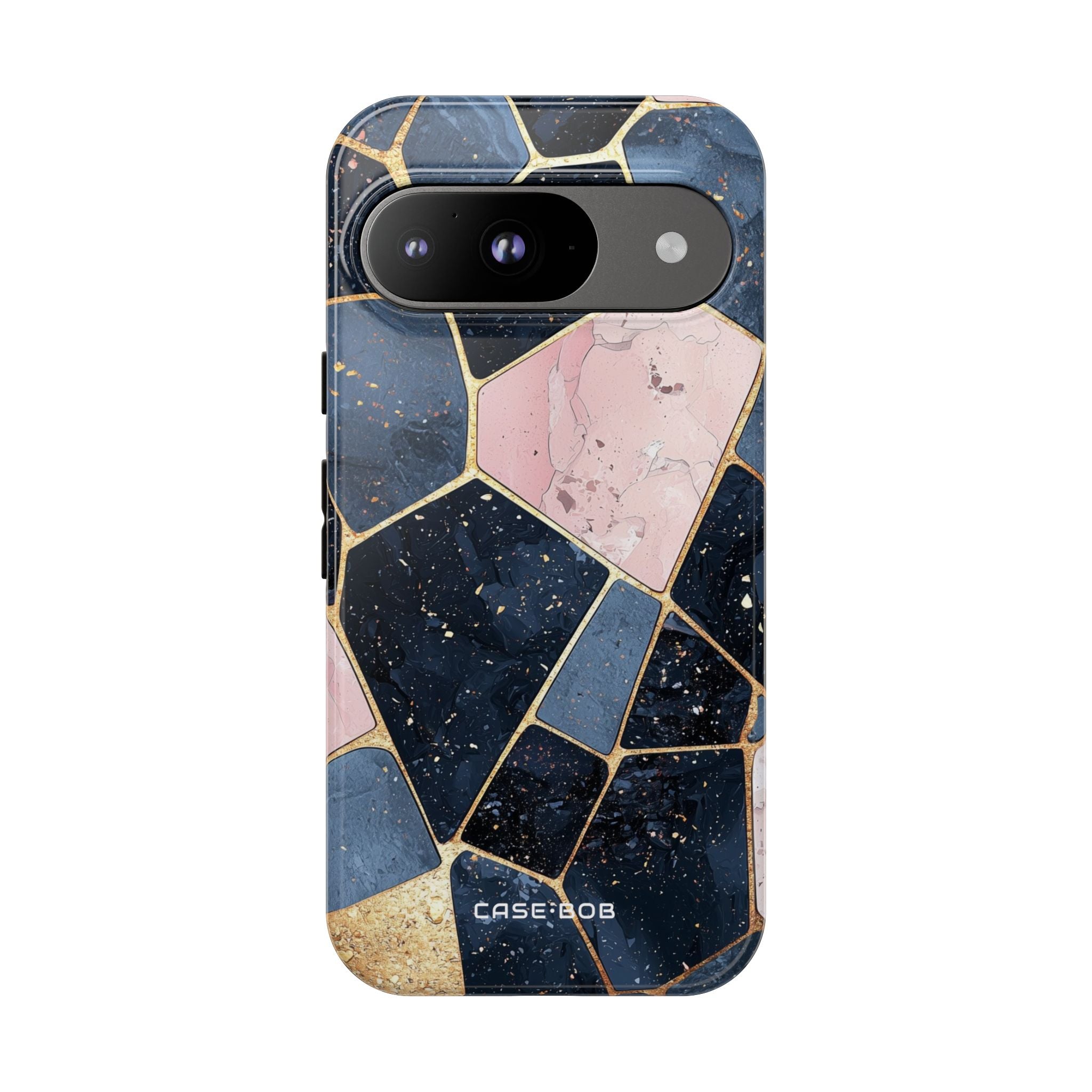 Golden Mosaik Google Pixel 9 Case - Tough