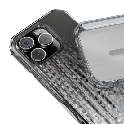 Grey Impact MagSafe Phone Case for iPhone - Static Vertical Dither