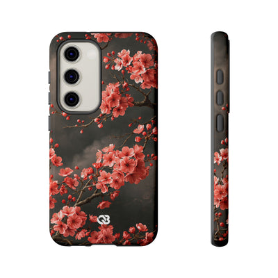 Dark Sakura Nocturne · Tough Phone Case for Samsung · Black