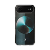 Blue Impact MagSafe Phone Case for iPhone - Cyan Vector Sphere
