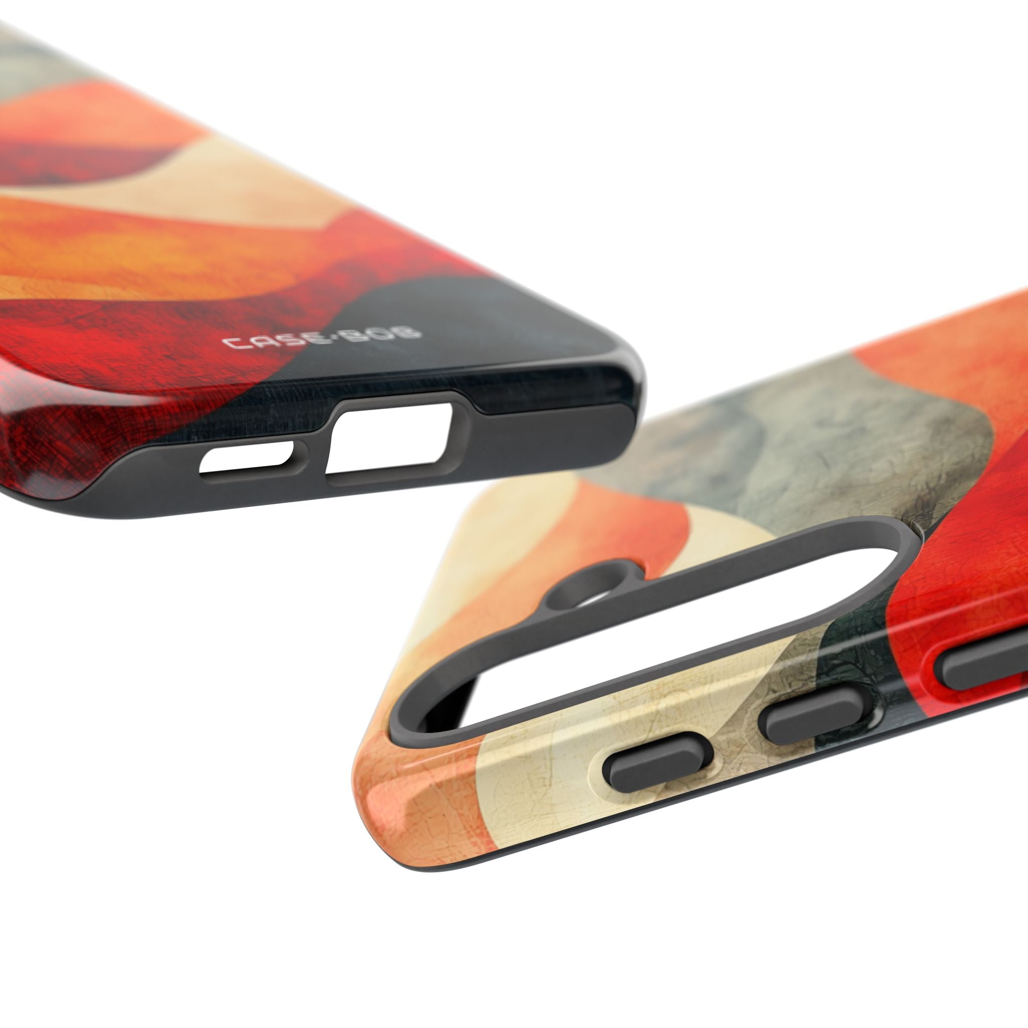 Cracked Wave Sunset Samsung S25 Case - Tough