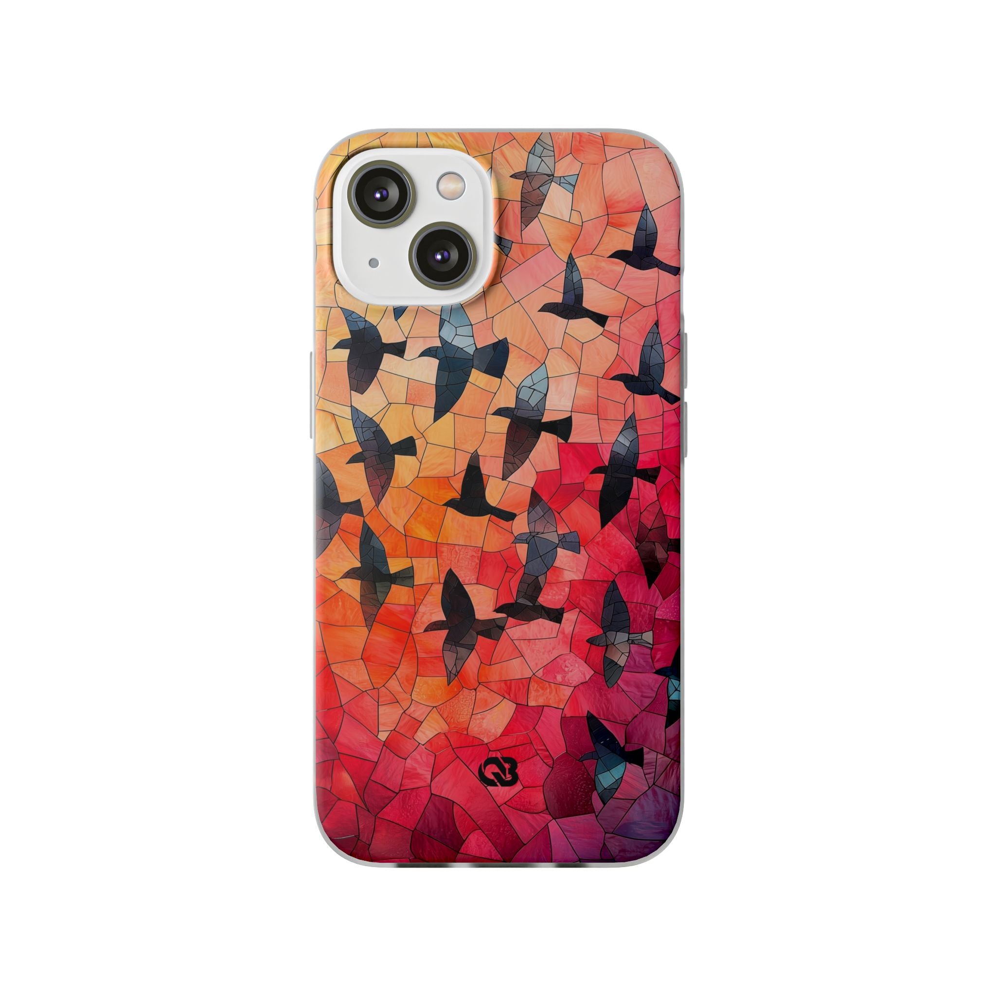 Ember Mosaic Wings · Soft Hoesje voor iPhone