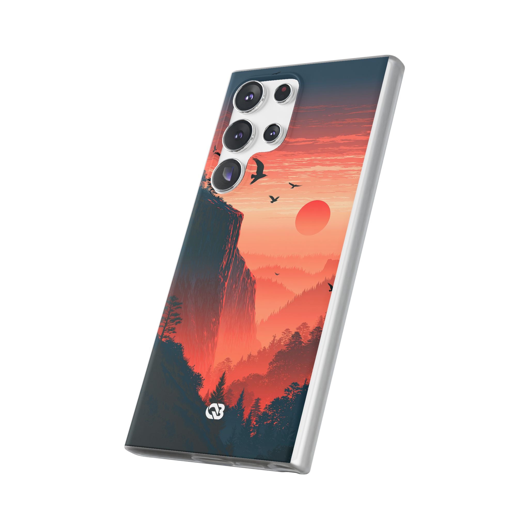 Orange Lite Phone Case for Samsung - Crimson Ridge Flight
