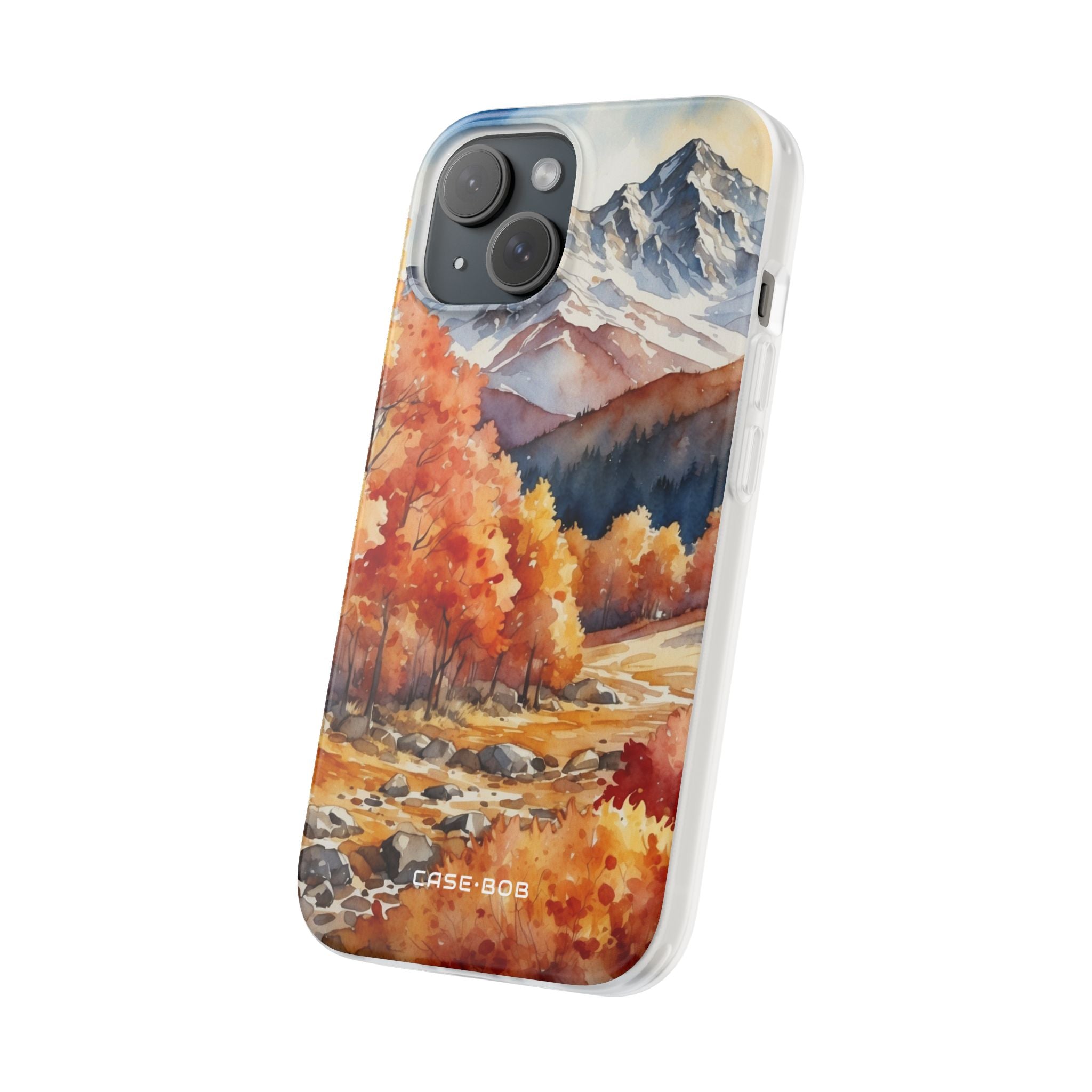 Snowcapped Radiance iPhone 15 Case - Soft