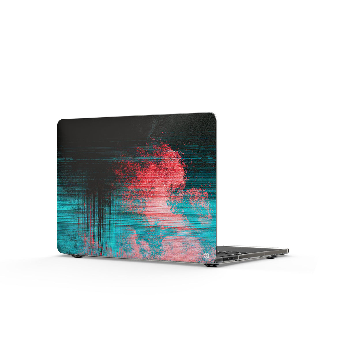 Digital Signal Drift · Clear Hard Case for MacBook · Black