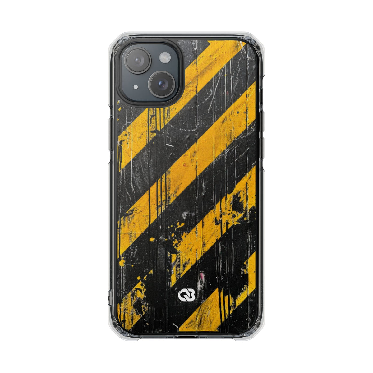 Urban Hazard Decay · Clear Impact Magnetic Phone Case for iPhone · Black