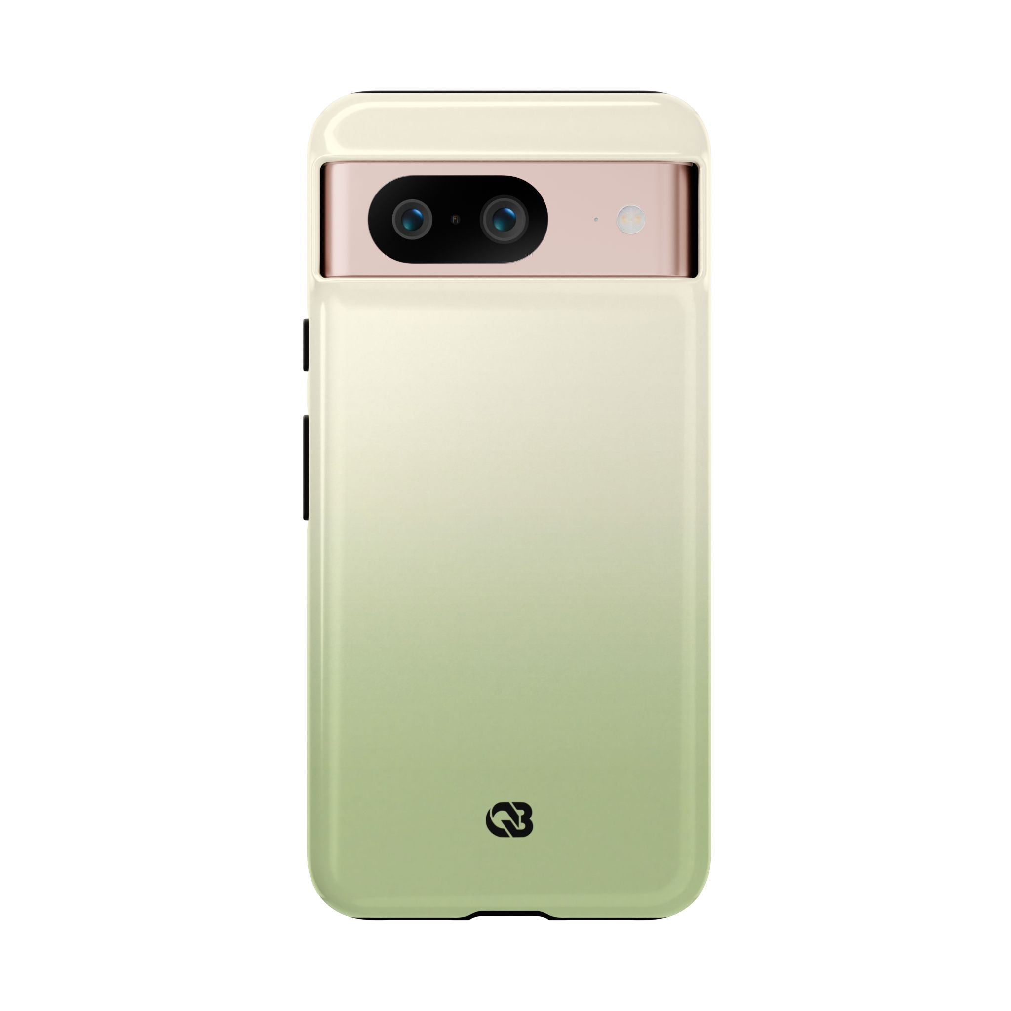 Green Tough Phone Case for Google Pixel - Bone Sage Fade