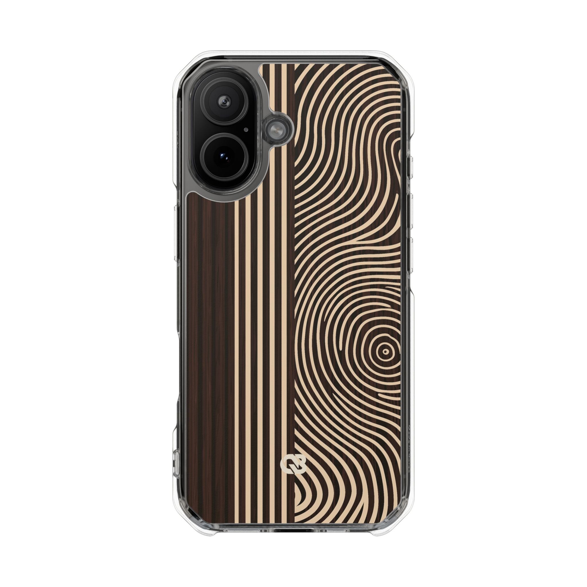 Brown Impact MagSafe Phone Case for iPhone - Espresso Sand Ridge