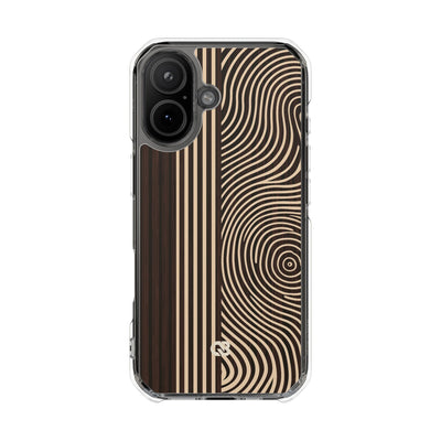 Brown Impact MagSafe Phone Case for iPhone - Espresso Sand Ridge