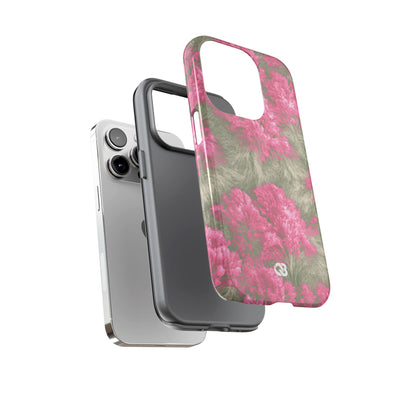 Digital Blossom · Tough Phone Case for iPhone · Pink