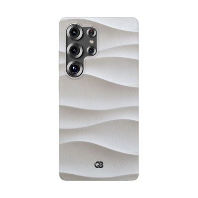 Sculpted Dune Relief · Lite Phone Case for Samsung · White