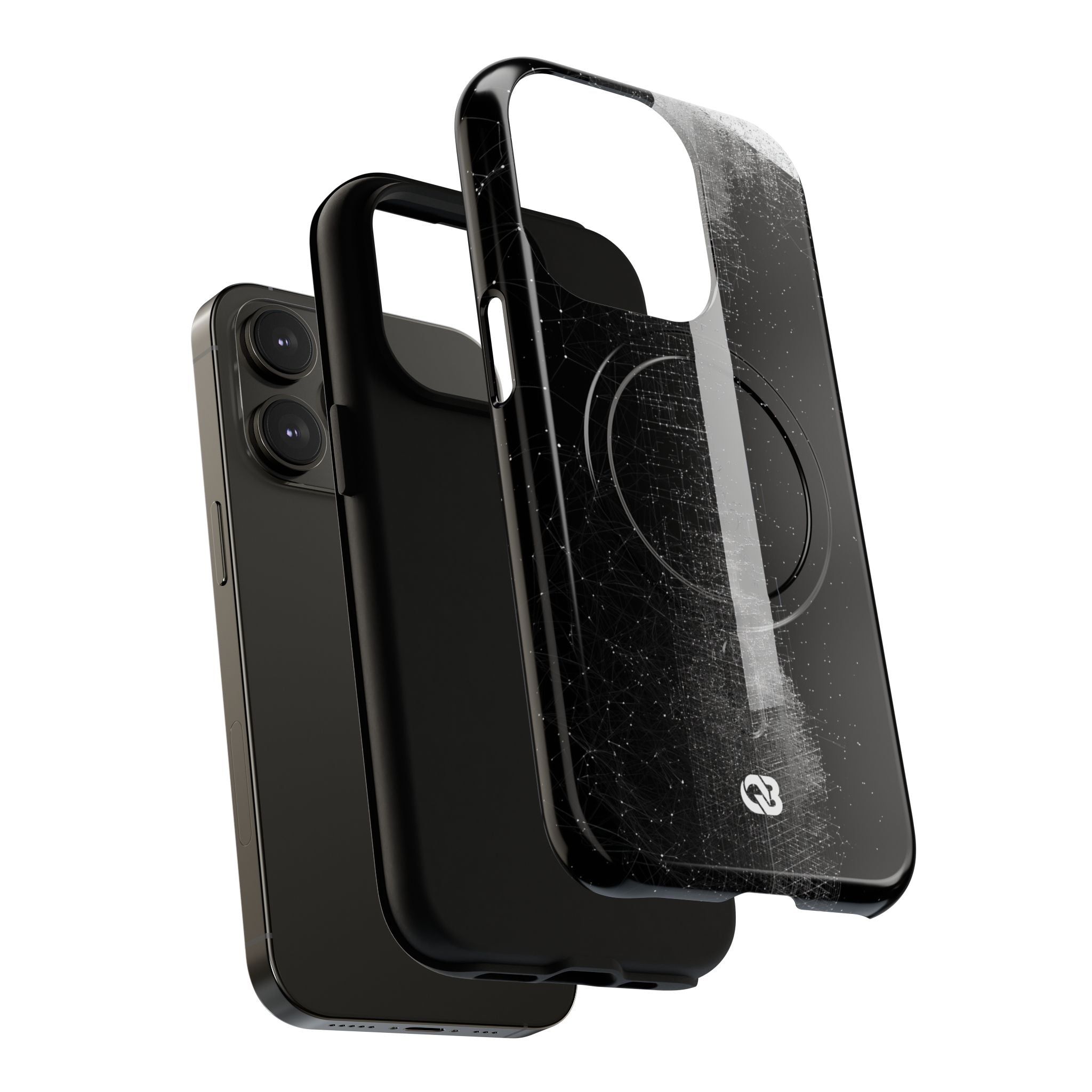 Black Tough 2.0 Magsafe Phone Case for iPhone - Vector Core Monolith
