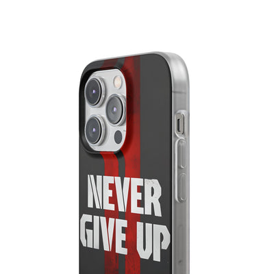 Crimson Grit Resolve · Soft Custodia per iPhone