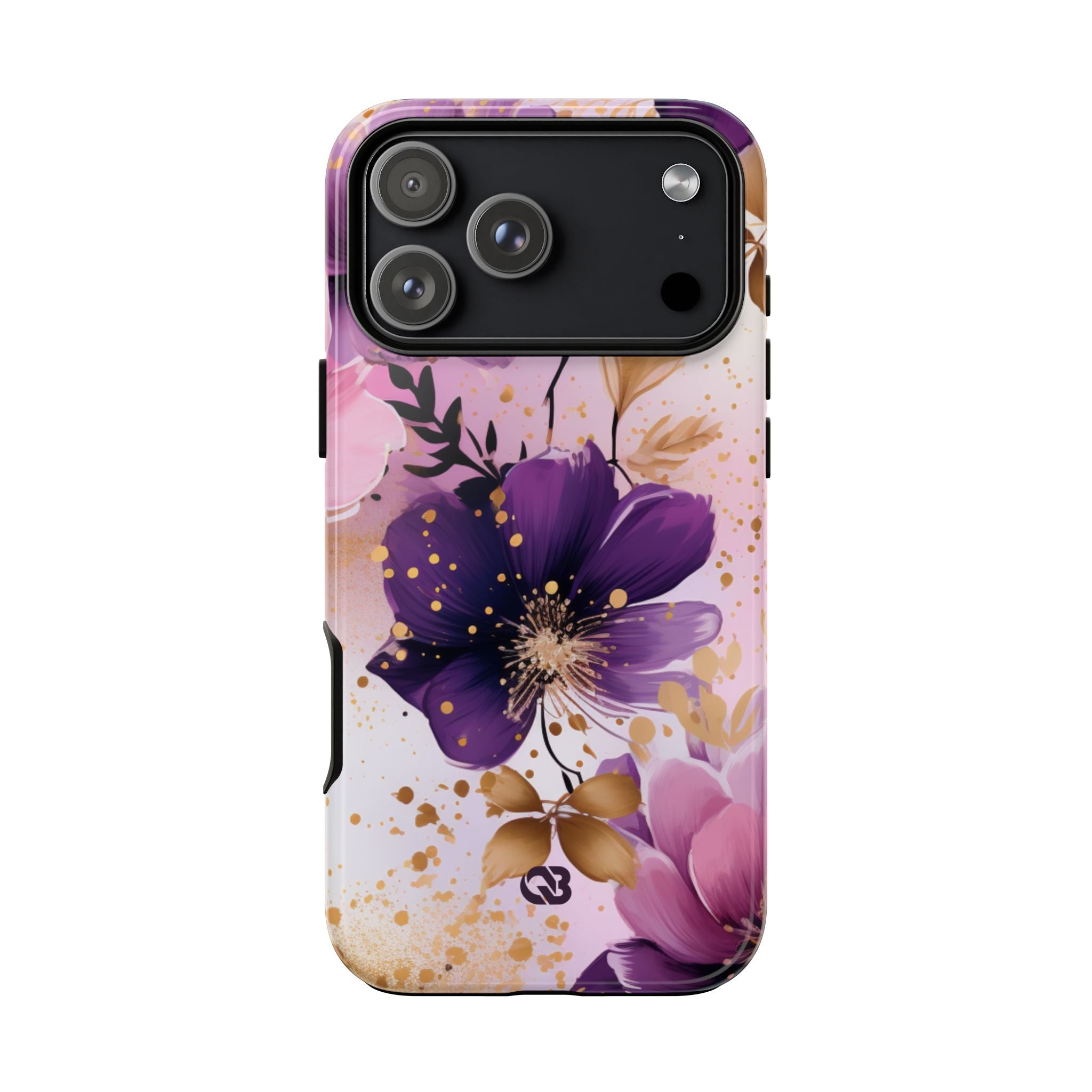 Gilded Violet Bloom · Tough Phone Case for iPhone