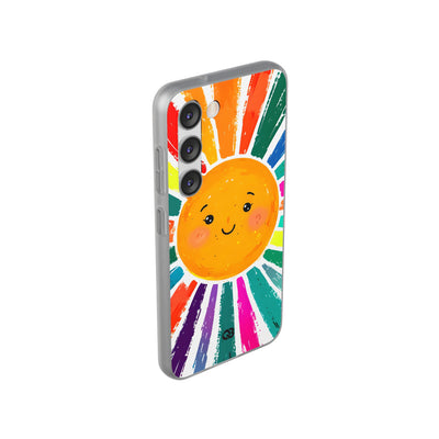 Vibrant Solar Smile · Soft Handyhülle für Samsung