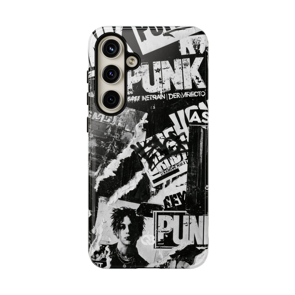 Underground Punk Collage · Tough Phone Case for Samsung · Black