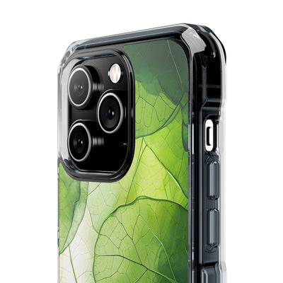 Emerald Leaf Veins · Impact Phone Case for iPhone · Magsafe