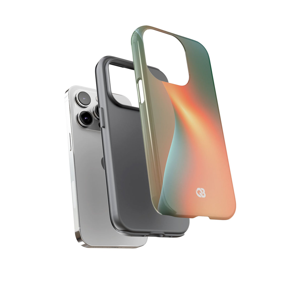 Radiant Contour · Tough Phone Case for iPhone · Orange