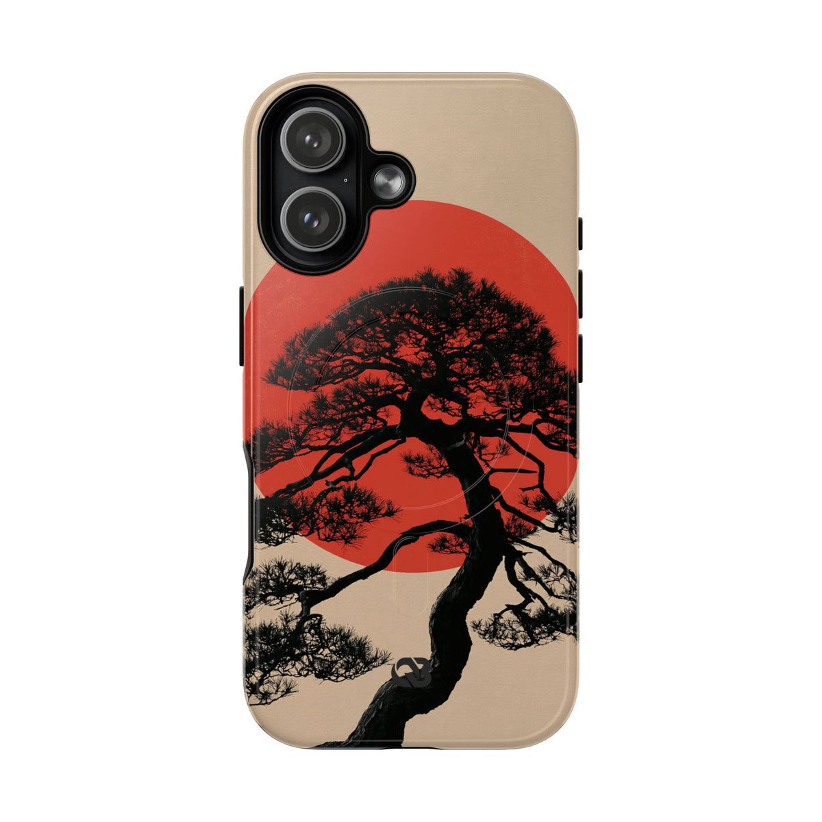 Crimson Pine Solitude · Tough 2.0 Magnetic Phone Case for iPhone · Beige