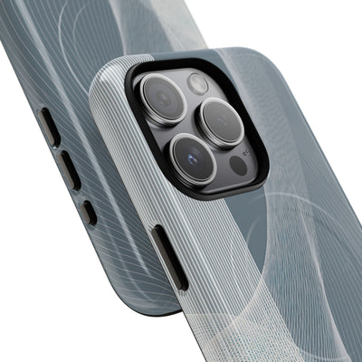 Grey Tough 2.0 Magsafe Phone Case for iPhone - Slate Mesh Horizon