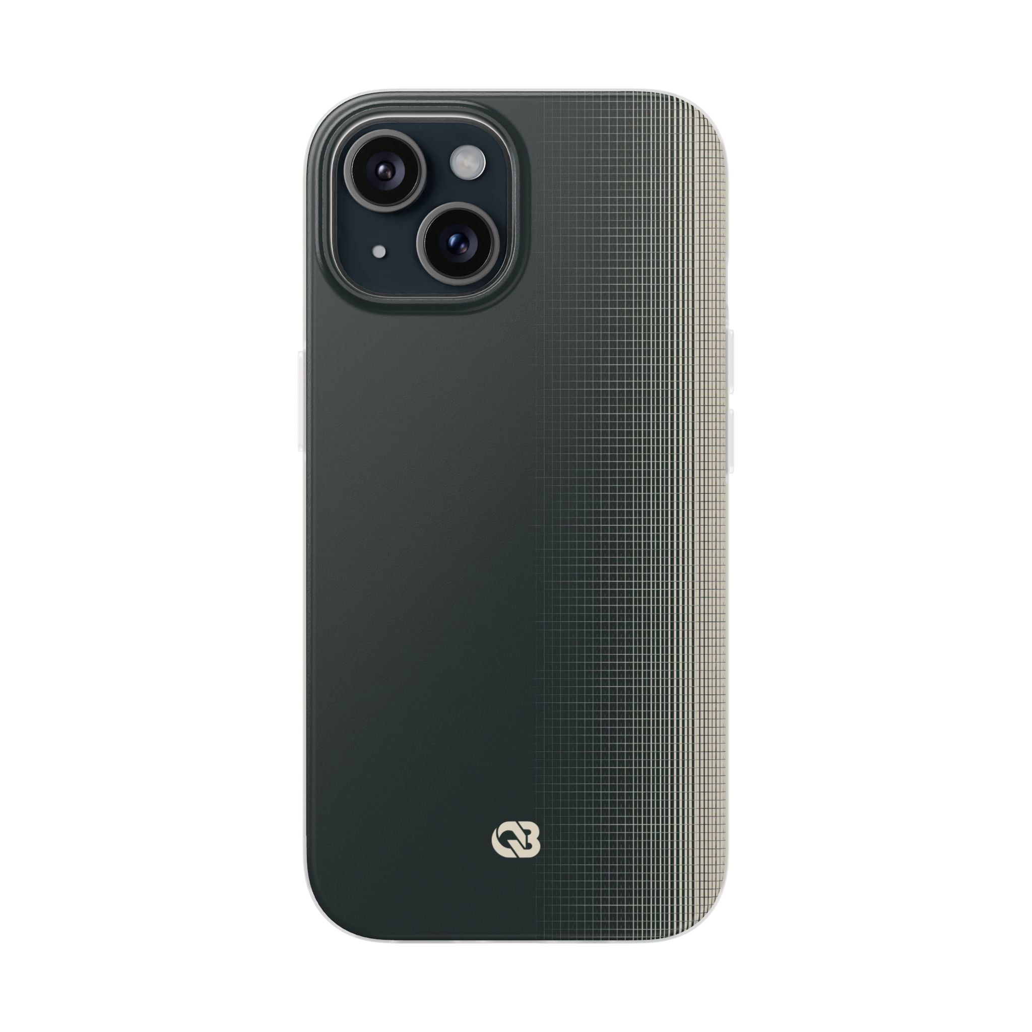 Grey Lite Phone Case for iPhone - Charcoal Tech Grid