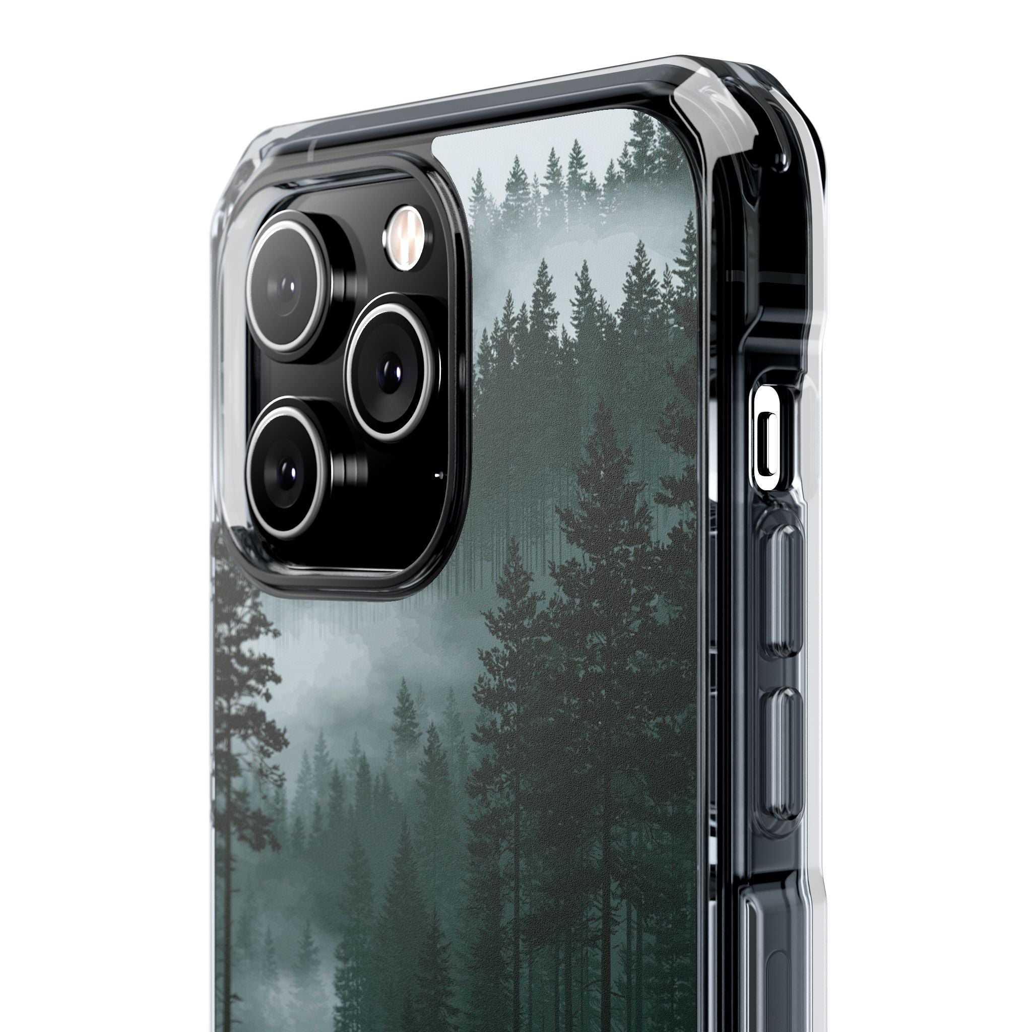 Green Impact MagSafe Phone Case for iPhone - Misty Evergreen Mirror