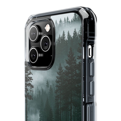 Green Impact MagSafe Phone Case for iPhone - Misty Evergreen Mirror