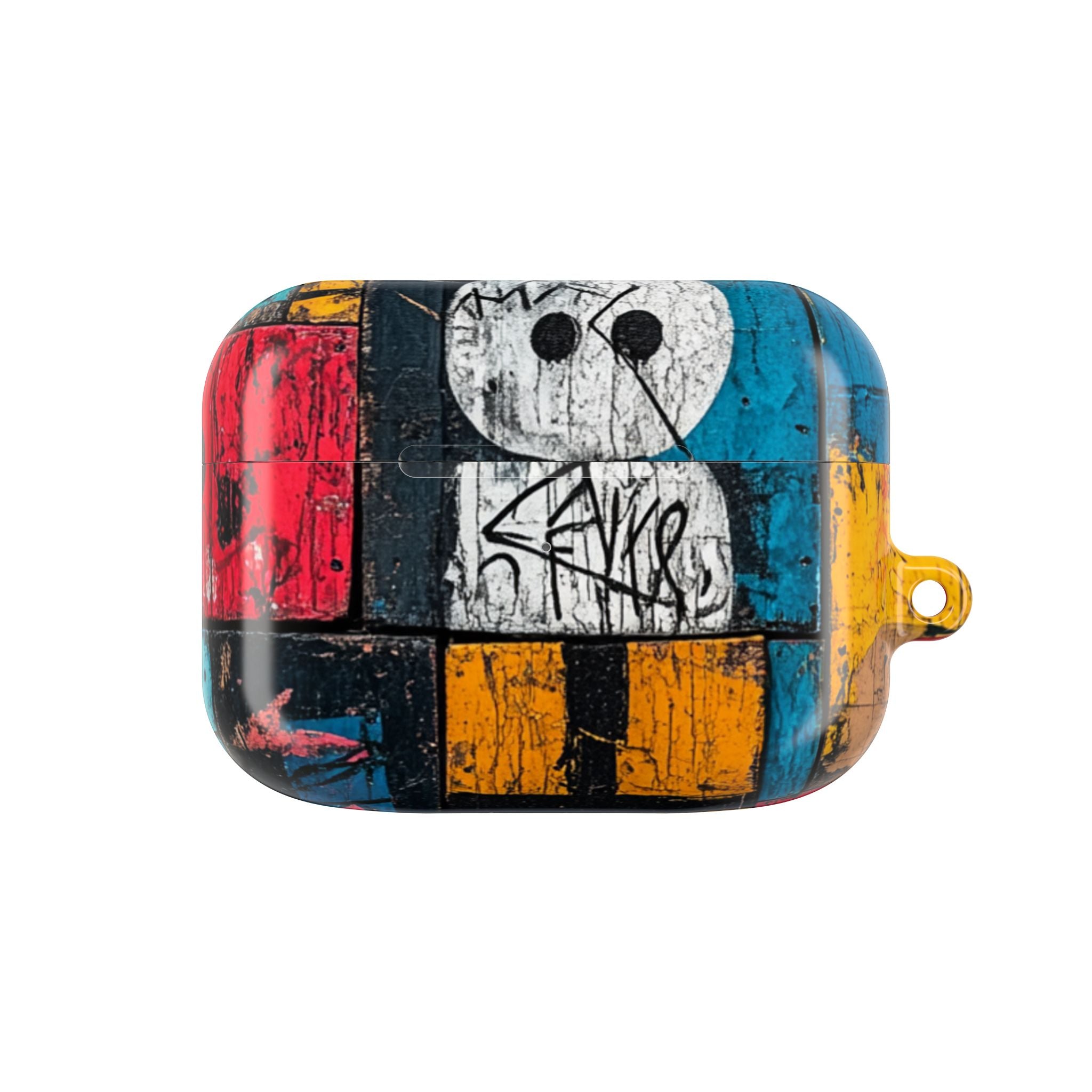 White Orb Graffiti - AirPods Case