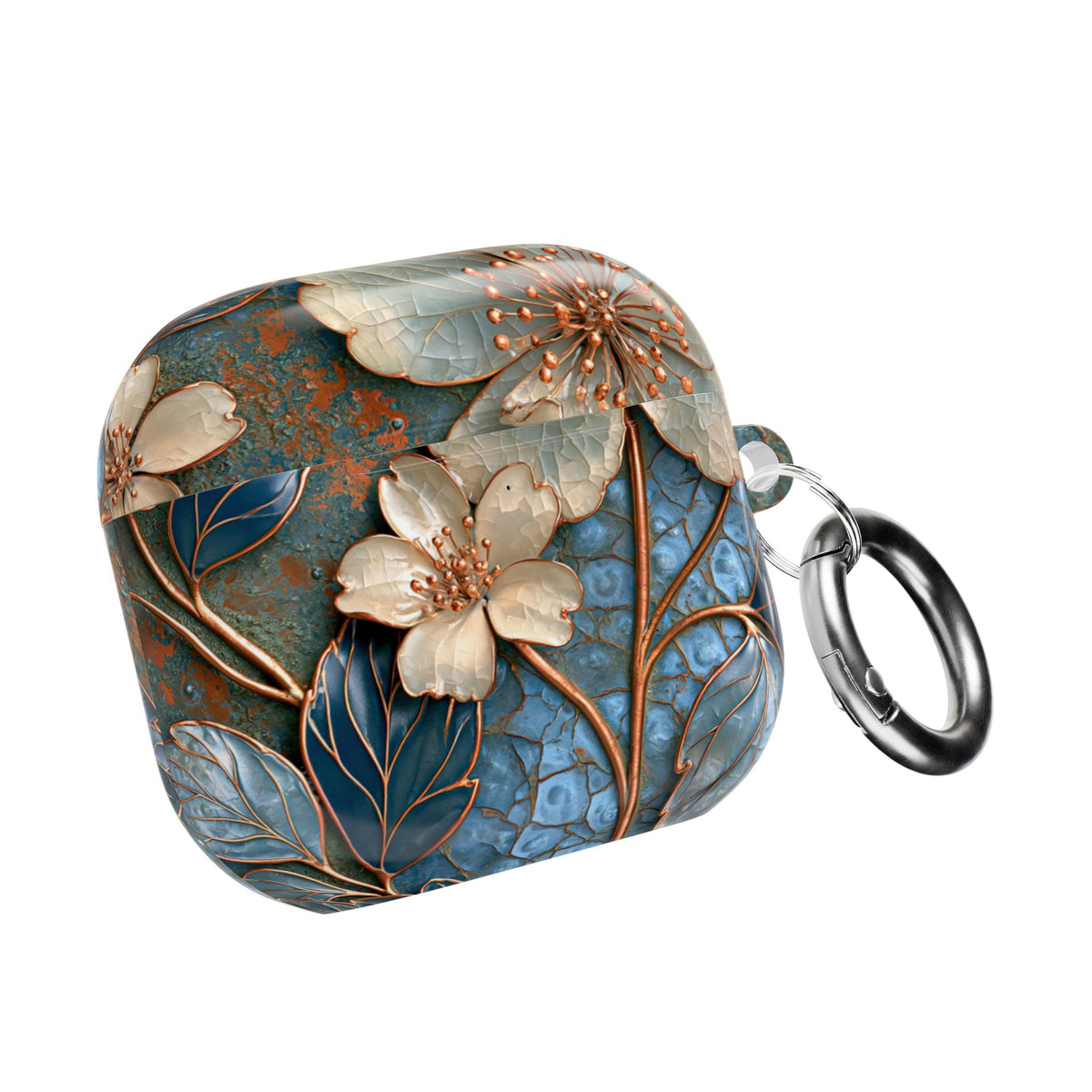 Gilded Blossom Reverie · Hard Case for AirPods & AirPods Pro · Teal