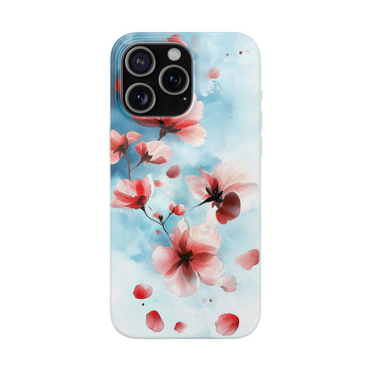 Pink Blossom Drift iPhone 15 Pro Max Skal - Mjukt