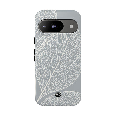 Grey Tough Phone Case for Google Pixel - Frosted Ash Veins