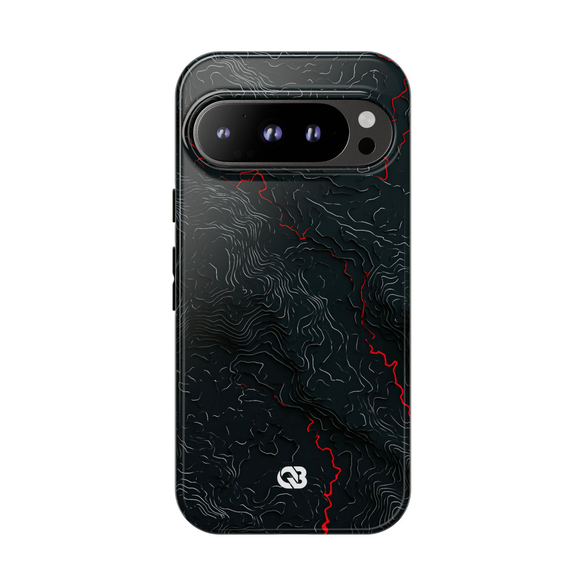 Crimson Rift · Tough Phone Case for Pixel ·  Black