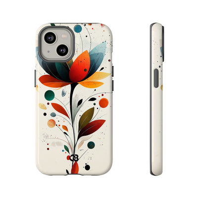 Burnt Petal Abstract · Tough Phone Case for iPhone