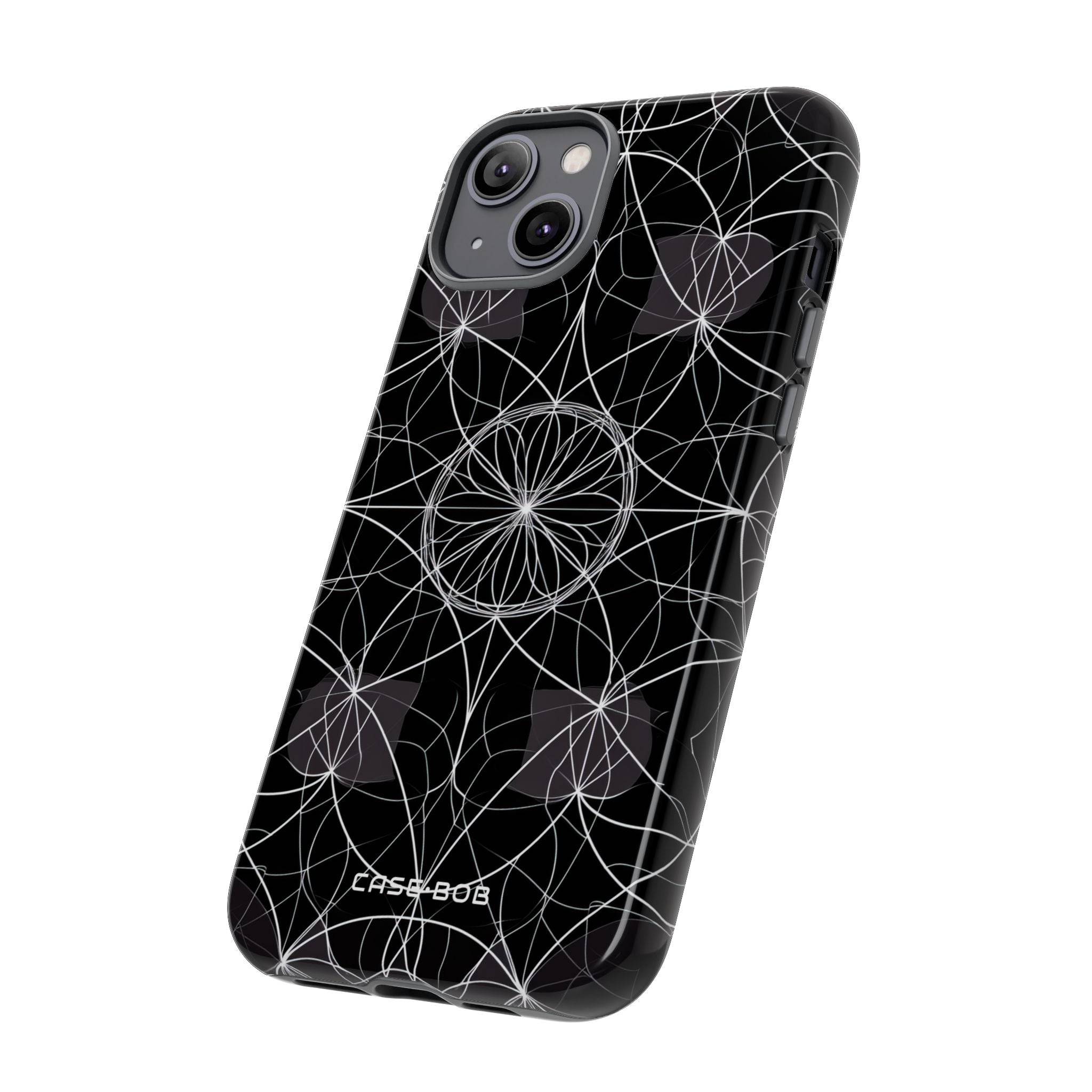 Radiant Petal Orbit iPhone 14 Plus Case - Tough