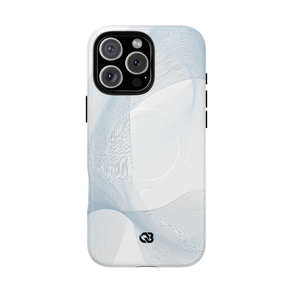 Glacial Contour Waves · Tough 2.0 Magnetic Phone Case for iPhone · White