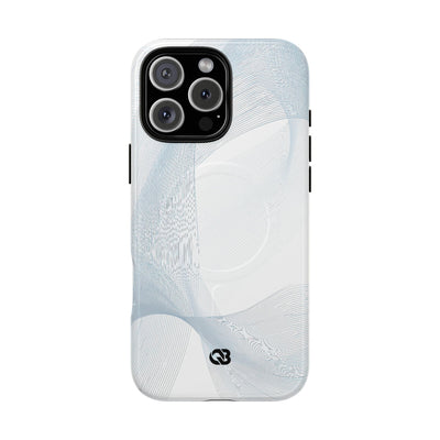 Glacial Contour Waves · Tough 2.0 Magnetic Phone Case for iPhone · White