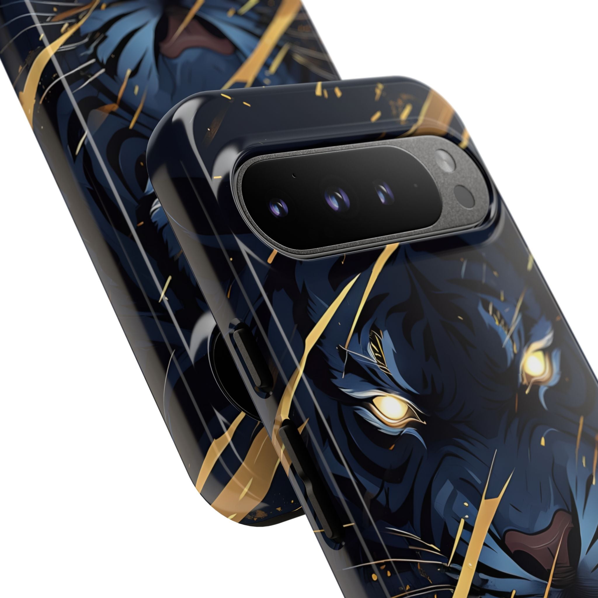 Obsidian Gold Predator · Tough Phone Case for Google Pixel