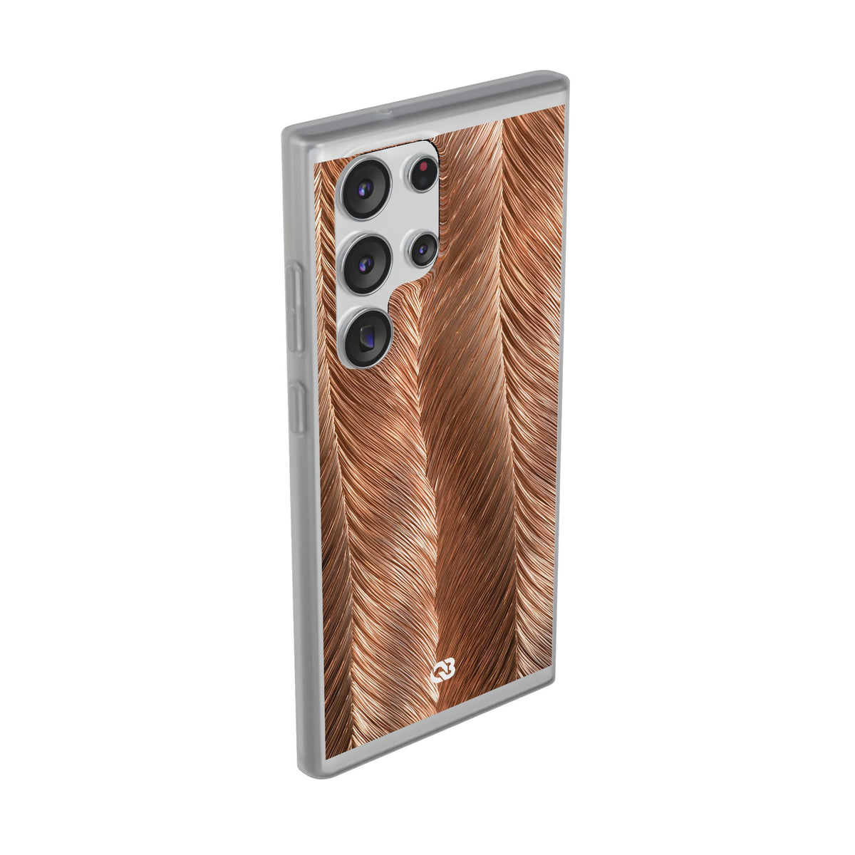 Rose Gold Weave · Lite Phone Case for Samsung · Brown