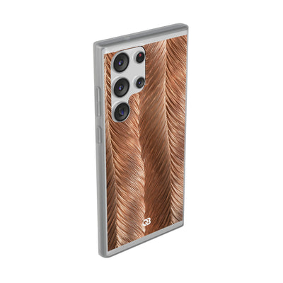 Rose Gold Weave · Lite Phone Case for Samsung · Brown