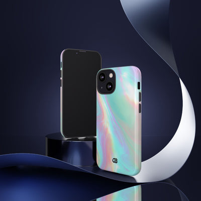 Prismatic Liquid Light · Tough Phone Case for iPhone · Teal