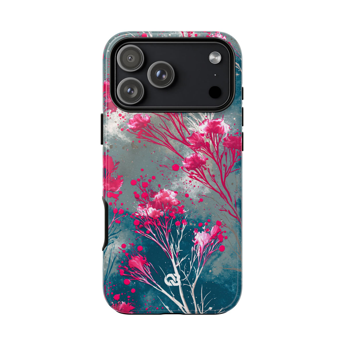 Cyber Blossom · Tough Phone Case for iPhone · Teal