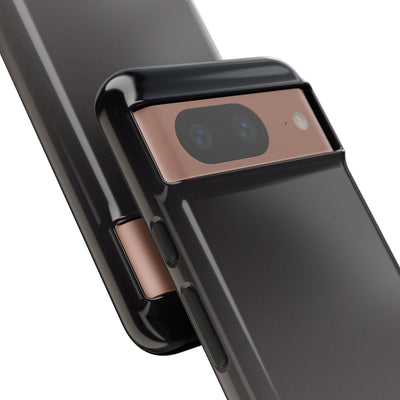Grey Tough Phone Case for Google Pixel - Obsidian Ash Fade