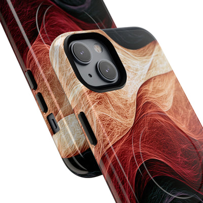 Ember Wave Dispersion · Tough 2.0 Magnetic Phone Case for iPhone · Red