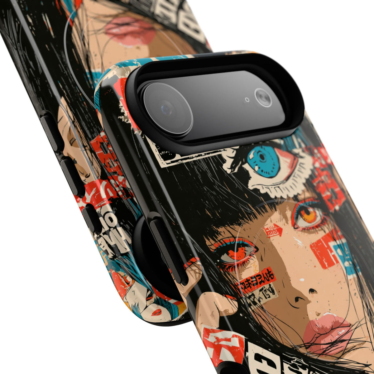 Shibuya Street Collage · Tough 2.0 Magnetic Phone Case for iPhone · Red