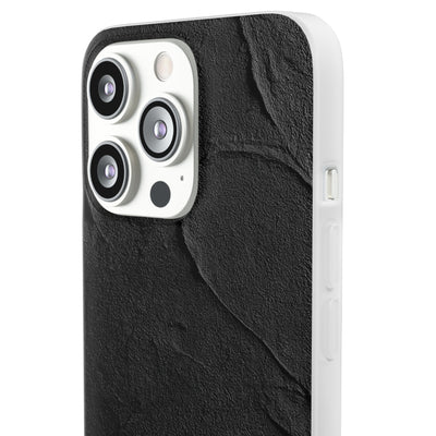 Obsidian Stucco Relief · Lite Phone Case for iPhone ·  Black