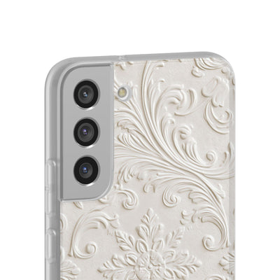 Sculpted Acanthus Relief · Lite Phone Case for Samsung · White