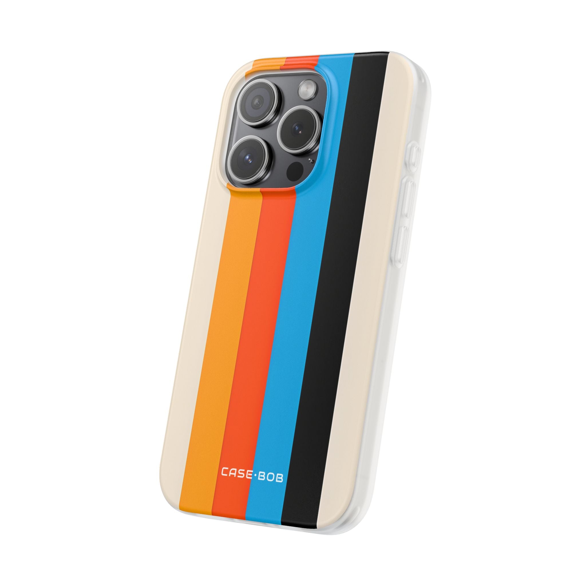 Vivid Stripe Harmony iPhone 15 Pro Case - Soft